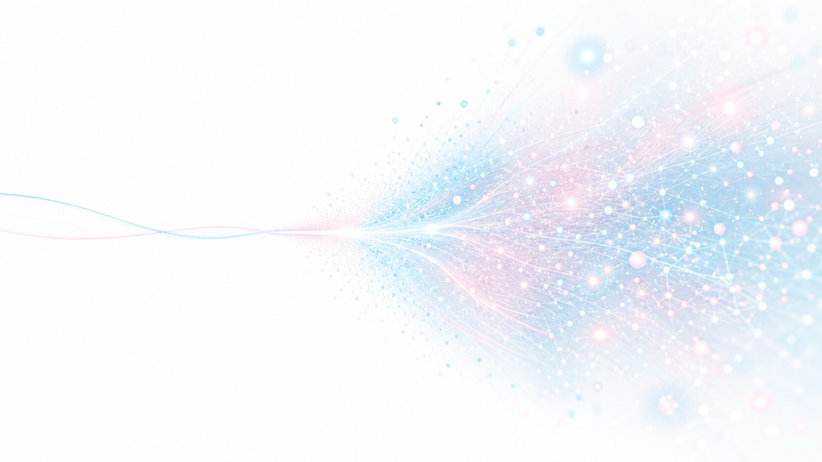 光の粒子が立体的に広がるフォトンのイメージ